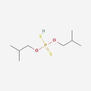 Phosphorodithioic acid, O,O-bis(2-methylpropyl) ester