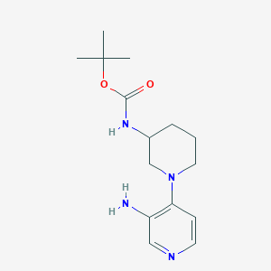 Tert-butyl 1-(3-aminopyridin-4-yl)piperidin-3-ylcarbamate