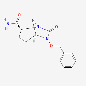 (2R,5S)-6-(Benzyloxy)-7-oxo-1,6-diazabicyclo[3.2.1]octane-2-carboxamide