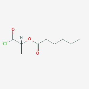 1-Chloro-1-oxopropan-2-YL hexanoate