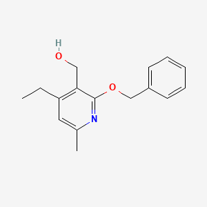 [2-(Benzyloxy)-4-ethyl-6-methylpyridin-3-yl]methanol