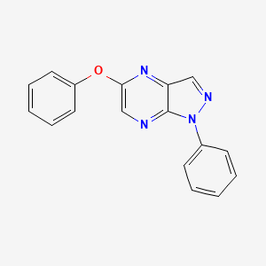 5-Phenoxy-1-phenyl-1H-pyrazolo[3,4-b]pyrazine