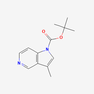 molecular formula C13H16N2O2 B8676051 tert-butyl 3-methylpyrrolo[3,2-c]pyridine-1-carboxylate 