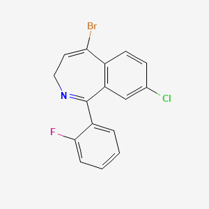 5-Bromo-8-chloro-1-(2-fluorophenyl)-3H-2-benzazepine