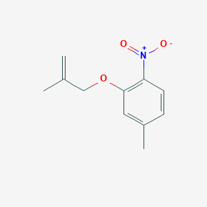 molecular formula C11H13NO3 B8676145 3-(2-Methyl-allyloxy)-4-nitrotoluene 
