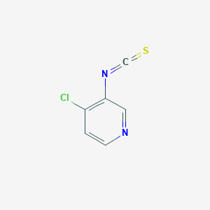 molecular formula C6H3ClN2S B8676153 Pyridine, 4-chloro-3-isothiocyanato- 