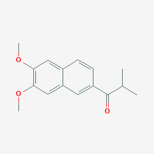 molecular formula C16H18O3 B8676163 6,7-Dimethoxy-2-isobutyrylnaphthalene CAS No. 337522-30-2