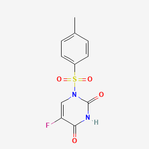 molecular formula C11H9FN2O4S B8676183 1-(p-Toluenesulfonyl)-5-fluorouracil CAS No. 56059-10-0