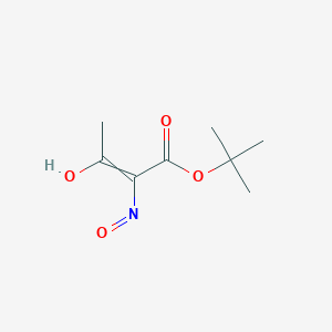 molecular formula C8H13NO4 B8676215 tert-Butyl 2-(hydroxyimino)-3-oxobutanoate 