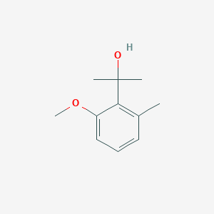 molecular formula C11H16O2 B8676251 2-(2-Methoxy-6-methylphenyl)-2-propanol CAS No. 79383-45-2