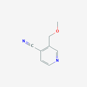 molecular formula C8H8N2O B8676278 3-Methoxymethyl isonicotinonitrile 