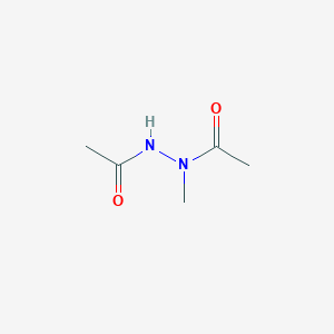 molecular formula C5H10N2O2 B8676297 N-acetyl-n-methyl-acetohydrazide CAS No. 38604-72-7