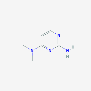 molecular formula C6H10N4 B086763 N4,N4-dimethylpyrimidine-2,4-diamine CAS No. 1005-26-1