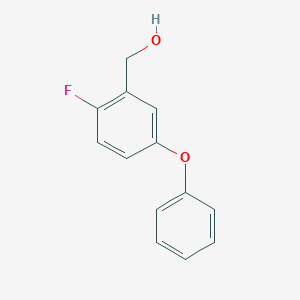 molecular formula C13H11FO2 B8676307 (2-Fluoro-5-phenoxyphenyl)methanol CAS No. 68359-59-1