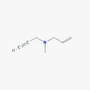 molecular formula C7H11N B8676328 N-methyl-N-prop-2-ynylprop-2-en-1-amine 