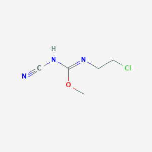 methyl N'-(2-chloroethyl)-N-cyanocarbamimidate