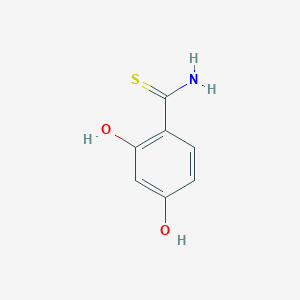 molecular formula C7H7NO2S B8676419 2,4-Dihydroxy-thiobenzamide 