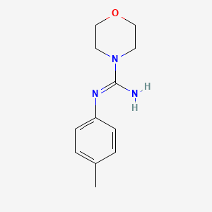 4-Morpholinecarboximidamide, N-(4-methylphenyl)-