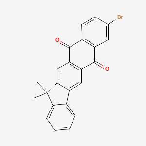 8-bromo-13,13-dimethyl-6H-indeno[1,2-b]anthracene-6,11(13H)-dione