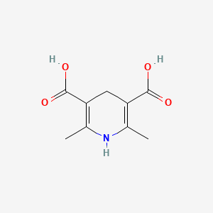 molecular formula C9H11NO4 B8676509 2,6-Dimethyl-1,4-dihydropyridine-3,5-dicarboxylic acid CAS No. 51595-68-7