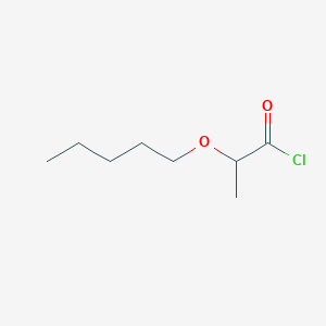 2-(Pentyloxy)propanoyl chloride