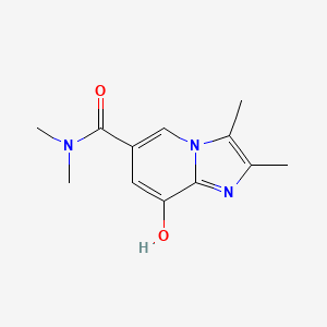 8-Hydroxy-N,N,2,3-tetramethylimidazo[1,2-a]pyridine-6-carboxamide