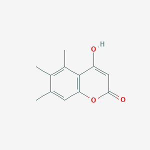4-Hydroxy-5,6,7-trimethyl-2H-1-benzopyran-2-one