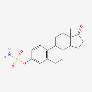 molecular formula C18H23NO4S B8676592 (13-methyl-17-oxo-7,8,9,11,12,14,15,16-octahydro-6H-cyclopenta[a]phenanthren-3-yl) sulfamate 