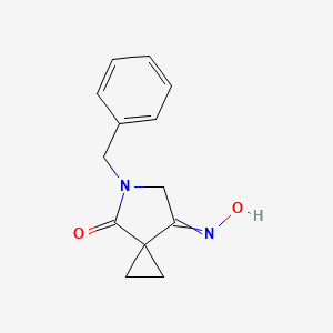 5-Benzyl-7-(hydroxyimino)-5-azaspiro[2.4]heptan-4-one