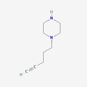 1-(Pent-4-yn-1-yl)piperazine