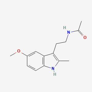 Acetamide, N-(2-(5-methoxy-2-methyl-3-indolyl)ethyl)-