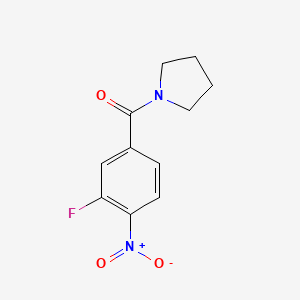 (3-Fluoro-4-nitro-phenyl)-pyrrolidin-1-yl-methanone