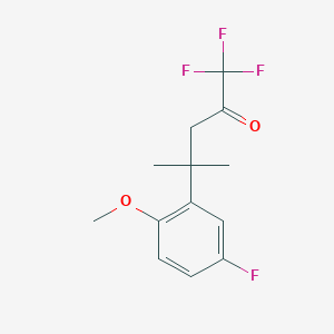 1,1,1-Trifluoro-4-(5-fluoro-2-methoxyphenyl)-4-methylpentan-2-one