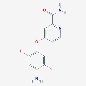 4-(4-Amino-2,5-difluorophenoxy)pyridine-2-carboxamide