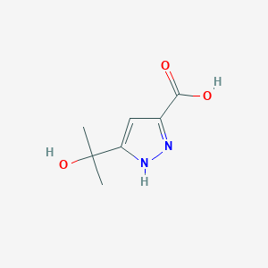 5-(2-hydroxypropan-2-yl)-1H-pyrazole-3-carboxylic acid
