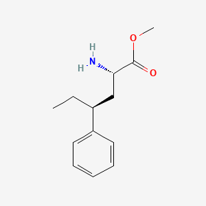 (2S,4S)-Methyl 2-amino-4-phenylhexanoate