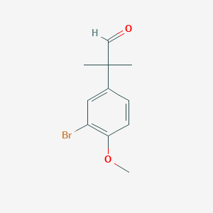 2-(3-Bromo-4-methoxyphenyl)-2-methylpropanal