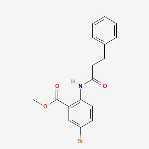 Methyl 5-bromo-2-(3-phenylpropanamido)benzoate