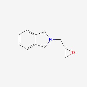 molecular formula C11H13NO B8677037 2-(Oxiran-2-ylmethyl)isoindoline 