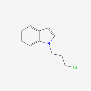 molecular formula C11H12ClN B8677073 1-(3-Chloropropyl)-1H-indole 