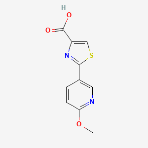 2-(6-Methoxy-3-pyridyl)thiazole-4-carboxylic acid