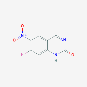 7-Fluoro-6-nitroquinazolone