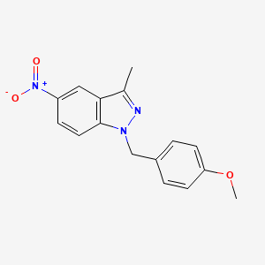 1-(4-methoxybenzyl)-3-methyl-5-nitro-1H-indazole