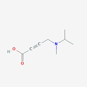 molecular formula C8H13NO2 B8677178 4-(Isopropyl-methyl-amino)-but-2-ynoic acid 