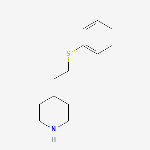 4-[2-(Phenylsulfanyl)ethyl]piperidine