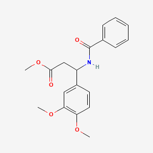Methyl 3-(3,4-dimethoxyphenyl)-3-(phenylformamido)propanoate