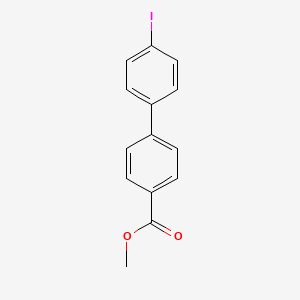 molecular formula C14H11IO2 B8677213 Methyl 4'-iodobiphenyl-4-carboxylate 
