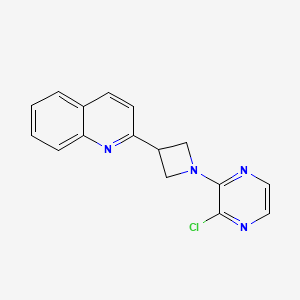 2-[1-(3-Chloro-pyrazin-2-YL)-azetidin-3-YL]-quinoline