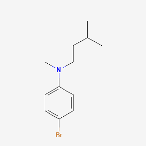 4-Bromo-N-methyl-N-(3-methylbutyl)aniline