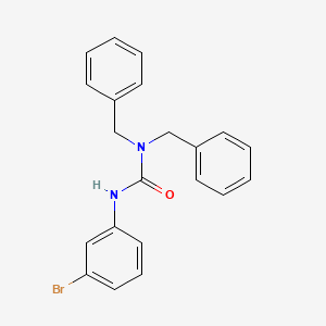 Urea, N'-(3-bromophenyl)-N,N-bis(phenylmethyl)-